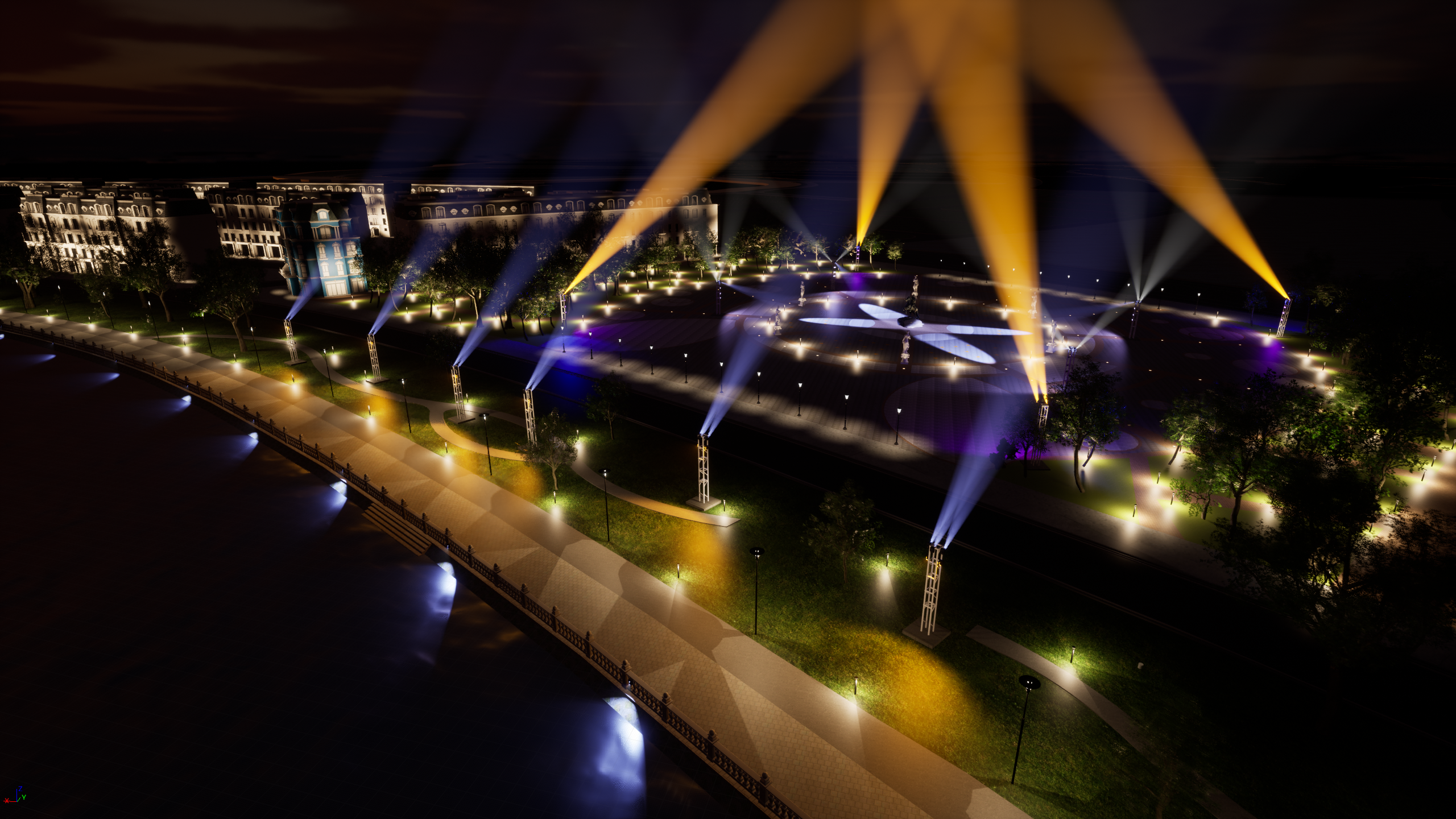 Dragon Hill Street & Light Show